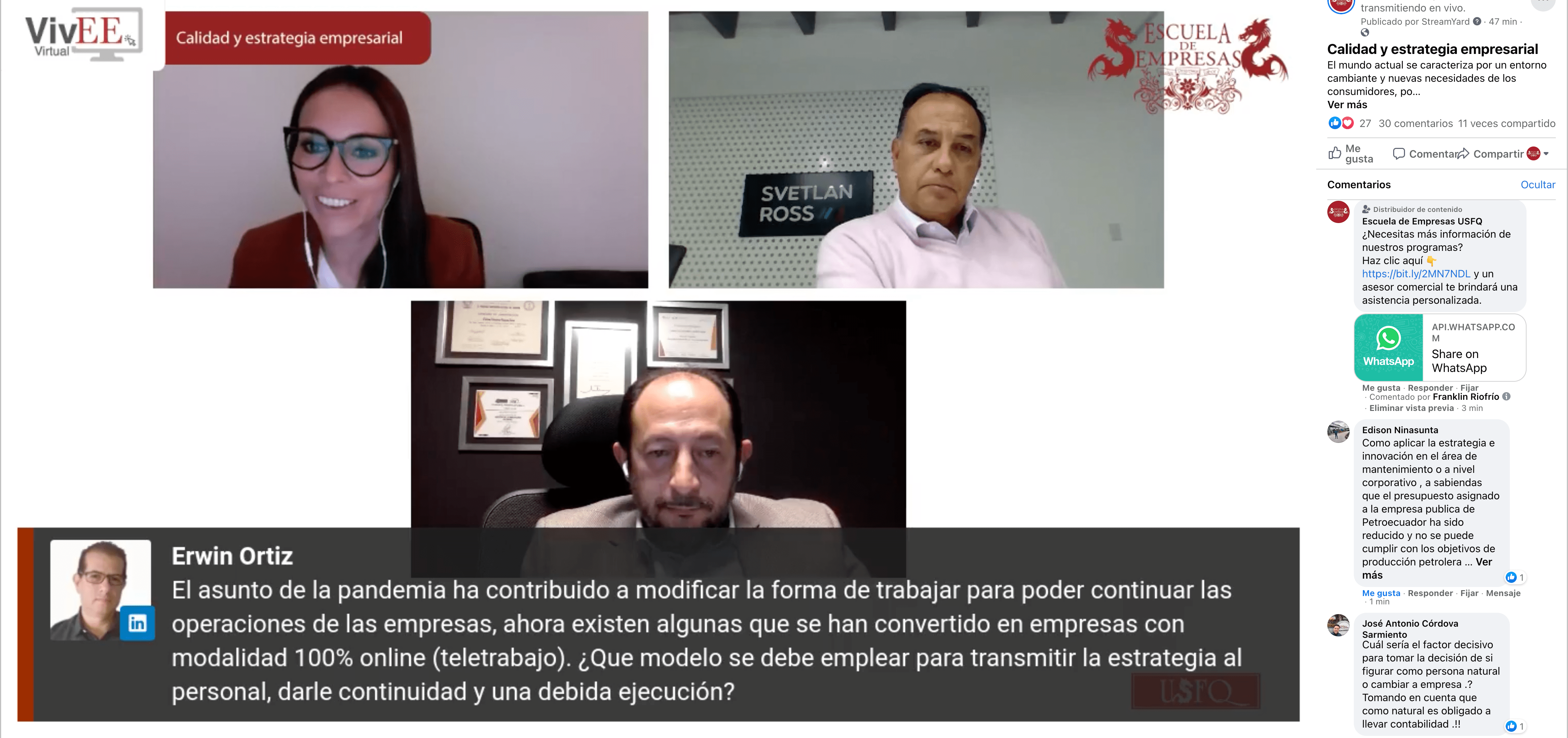 VivEE virtual- Calidad y Gestión empresarial VivEE virtual- Calidad y Gestión empresarial